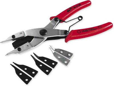 Drukknop Tang - Clip Tang - Onderdelen Bevestigen - Interne/Externe Werking - 25 cm - Metaal
