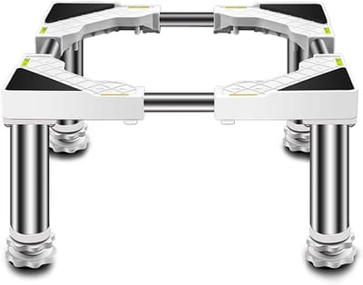 Wasmachine Onderstel - Onderstel Wasmachine Verstelbaar Frame - Apparaat Stabiliseren - Antivibratie Ontwerp - 36 - 55 cm - Roestvrij