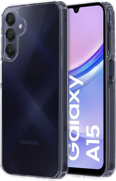 Mobiparts hoesje geschikt voor Samsung Galaxy A15 - Hardcover - Transparant