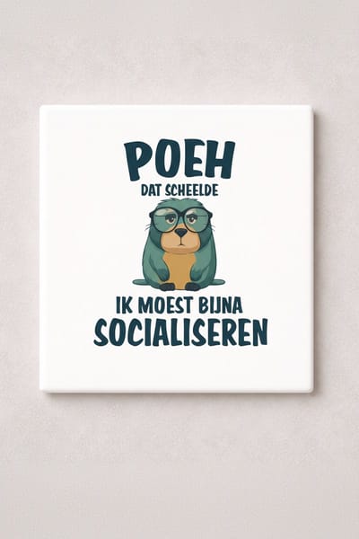Tegel met Uniek Design | Ontwerp Jouw Eigen Tegel | Handgemaakt Cadeau voor Elk Interieur | Gepersonaliseerd op Aanvraag | Enkel of Grote Bestelling