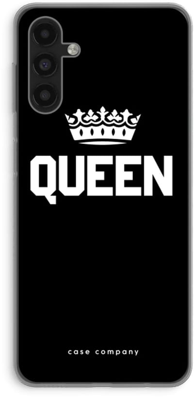 Case Company® - Hoesje geschikt voor Samsung Galaxy A13 5G hoesje - Queen zwart - Soft Cover Telefoonhoesje - Bescherming aan alle Kanten en Schermrand