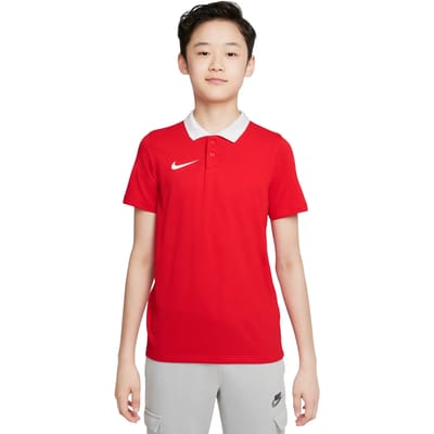 Nike Dri Fit Park Korte Mouw Poloshirt Rood 10-12 Years Jongen