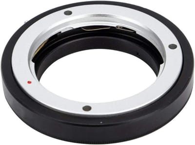 aladdien - Lens Adapter Ring - Aluminium Converter - Volledige Handmatige Bediening - Geschikt voor Minolta MC MD - Macrofocus - DSLR-camera