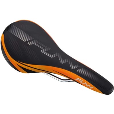 Funn Adlib Mountainbikezadel met Duurzame CrMo-rails, Sterk en Lichtgewicht Fietszadel, Slanke Vorm Vinylleren Beklede Fietszadel voor MTB, BMX en Racefiets