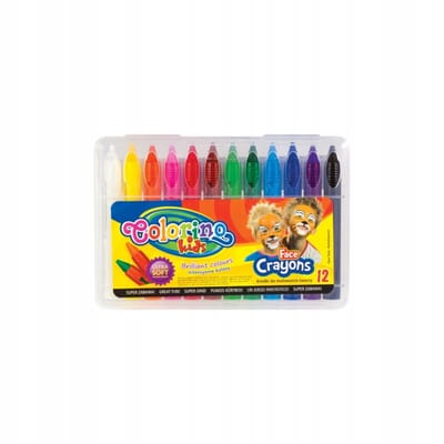 Colorino Schminkstiften Set - 12 Kleuren voor Gezicht en Lichaam