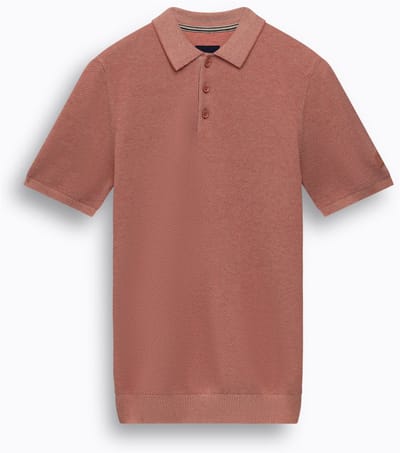 State of Art Poloshirt Gebreide Polo Met Honingraatstructuur 475 16051 4214 Mannen Maat - M