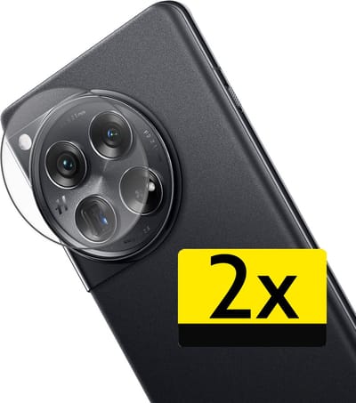 Camera Lens Protector - Geschikt voor OnePlus 12 - 2 Stuks - Camera Screenprotector - Beschermglas - Gehard Glas - Tempered Glass - Screen Protector