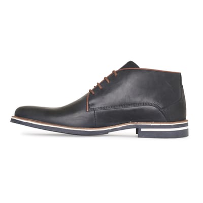 Gaastra - Heren Nette schoenen Murray Mid Lea M Navy - Blauw - Maat 40
