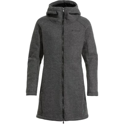 Vaude Tinshan Iii Fleece Met Kap Grijs 36 Vrouw