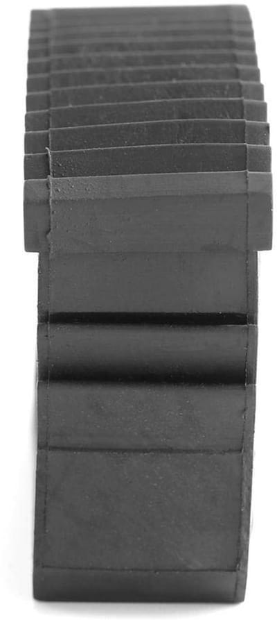 Allecto - Antislip universele voeten - Rubber - Zwart - Grip - Veiligheid - Geschikt voor trappen - Set van 2