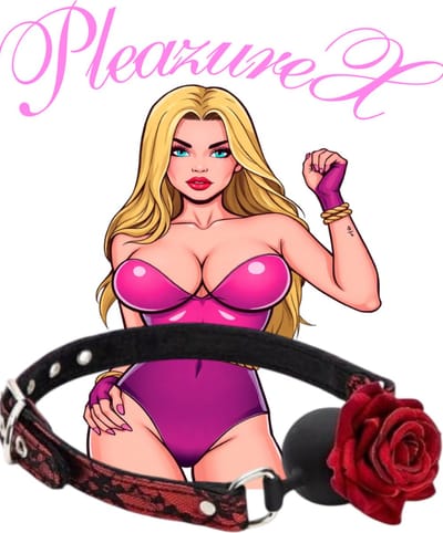 PleazureX - Fetish Series - ball gag - ball gag met roos - mondknevel roos - fetisj - kinky - beperkingen
