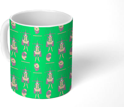 Mok - Koffiemok - Masker - Patronen - Carnaval - Joker - Mokken - 350 ML - Beker - Koffiemokken - Theemok
