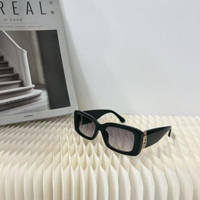 Haute Qualité Pour Femmes Lunettes de Soleil Forme Rectangulaire Lunettes de Soleil Bloquant les Rayons UV Femme Conduite Voyage Pour Lunettes de Soleil Hommes