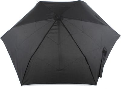 Knirps Paraplu Flat Duomatic Black Zwart