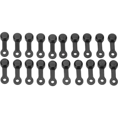 RISK 20 stuks Zerk Fitting Dop Smeernippel Ontluchtingsschroefdeksel Stofkap voor Auto black