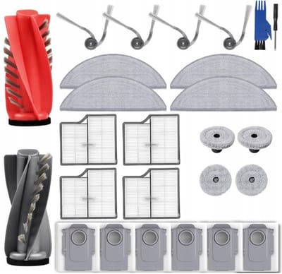 Grote set accessoires compatibel met Roborock Saros 10 - zakken - dweilen - filters - borstels - hoogwaardige vervanging
