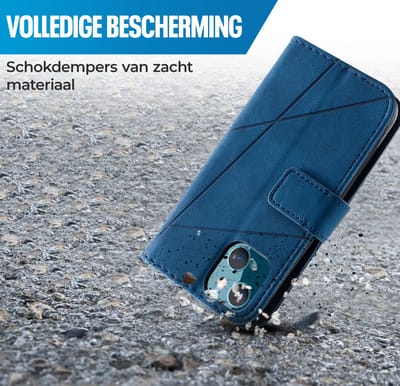 Hoesje geschikt voor Samsung Galaxy A20E - Bookcase - Pasjeshouder - Portemonnee - Patroon - Kunstleer - Blauw