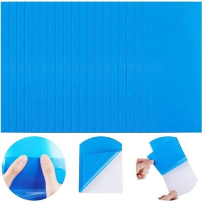 Zelfklevende PVC Reparatiekit voor Zwembad - 20 stuks blauw