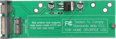Let op type!! Hard Disk Drive Adapter 12 + 6-pin naar SATA 22-pins SSD adapter Converter kaart voor Apple MacBook Air 2010 2011