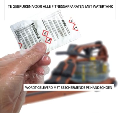 WaterRower Sterinova Puritabs Maxi Chloor tabletten (6 stk.) onderhoudsset geschikt voor Roeitrainers zoals Waterrower - Skandika - Tunturi - Sportstech - Nohrd enz