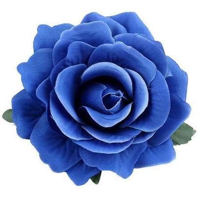 Stoffen Roos Bloemen Broches Stof Kunst Reversspeldjes Vest Corsage Mode Sieraden Cadeaus Voor Vrouwen Accessoires 11cm blue
