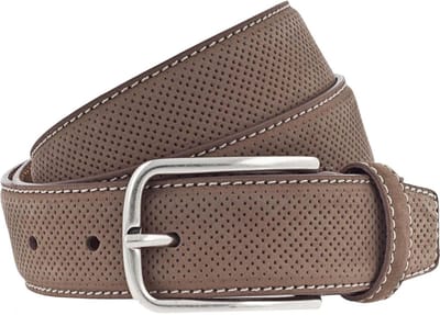 Vanzetti Leren Riem Leather Belt W100 Camel Lichtbruin