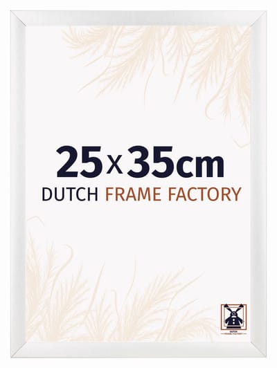 Fotolijst 25x35 cm - MDF - Wit Hoogglans - Praag