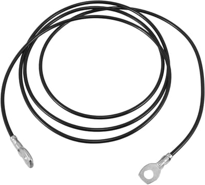 Fitness Kabel - Vervangingsdraad Katrol - Kracht Training - Duurzaam Staal - 250 cm Lengte - Zwart