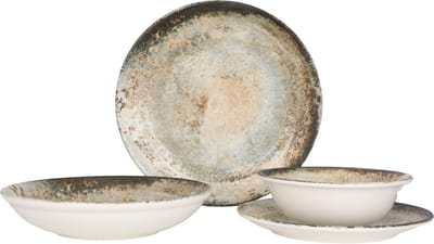 Rinart Serviesset (Medium) - Obvara - 24 delig - 6 persoons - Porselein
