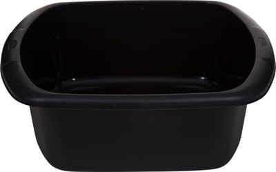 Whitefurze Afwasteil/afwasbak - 9 liter - zwart - 38 x 32 x 13 cm