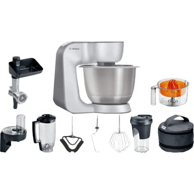 Serie 4 Keukenmachine MUM 5 1000 W Zilver, Donker zilver