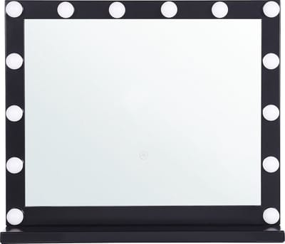 BEAUVOIR - Make-up spiegel LED - Zwart - IJzer