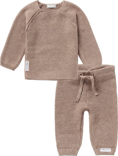 Noppies - Kledingset - 2delig - Broek Grover - Trui Pino - Taupe - Maat 62
