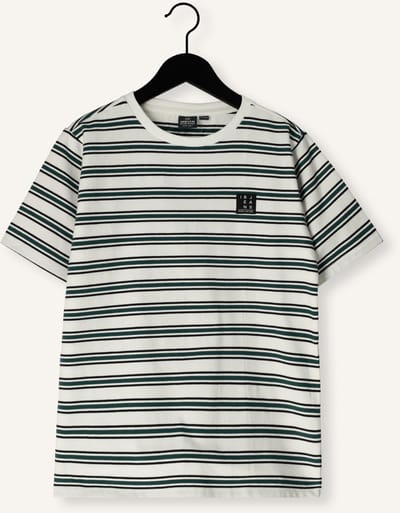 Indian Blue Jeans T-shirt Stripe Polo's & T-shirts Jongens - Polo shirt - Gebroken wit - Maat 164
