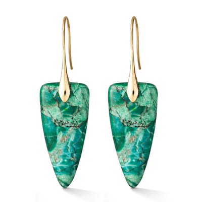 Marama Oorbellen Turquoise Pendant - natuursteen - premium kwaliteit