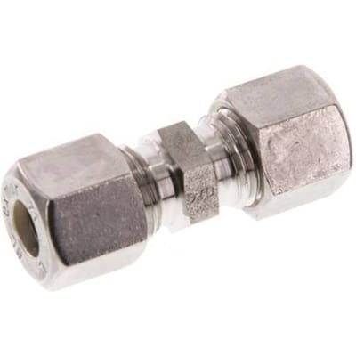 8L RVS Rechte Knelfitting 315 Bar DIN 2353 - FL2S-O-ST-08-L
