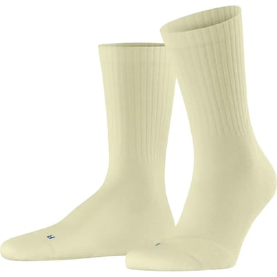 FALKE Run Rib Crew lichte padding katoen functioneel materiaal Sokken unisex beige - maat 39-41
