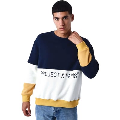 Gebreid sweatshirt met ronde hals Project X Paris Colorblock