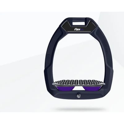 Veiligheidseindringers voor ruitersport Endurance Aluminium/Grijs/Paarse Flex-On Safe-On