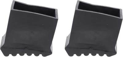 Ladder Voetkappen - Antislip Matten - Vloer Bescherming - Versterkt Rubber - Universele Pasvorm - Zwart