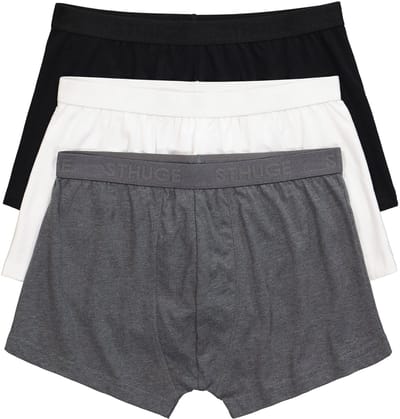 STHUGE - Heren - Hip-pants OEKO-TEX set van 3 onderbroek - Zwart - Maat 6XL