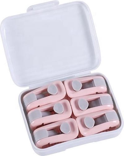 Scoby - Dekbedclips - Dekbedklemmen - Lakenspanners - Beddengoed Accessoire - Quilt Clips - 6 stuks - Roze