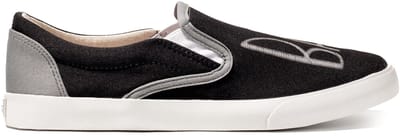 Inkkas BADass Black dames Vegan Slip On – minimalistische zwarte slip-on sneaker – comfortabel & lichtgewicht – 100% Vegan, maat 37