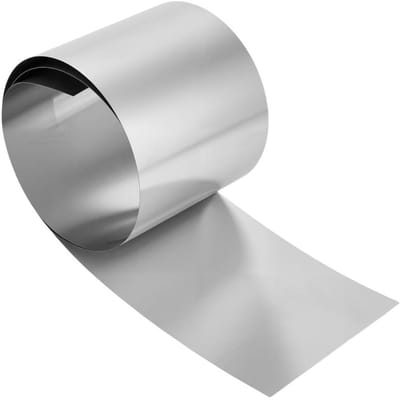 Dailygoods- Folierol 304 Roestvrij Staal - Folierollen voor Vacumeermachine - Knipperrol - Metalen Strips - Duurzaam - Corrosiebestendig 0,2 mm x 200 mm x 1 m - Metaalstrip