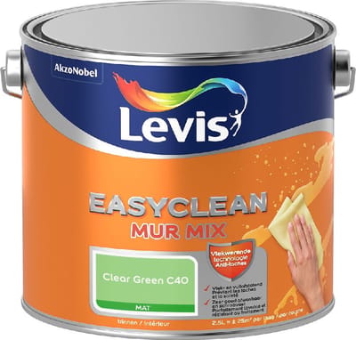 Levis - Easyclean Mur Mat Mix - Clear Green C40 - Mengverf - 2,5 L