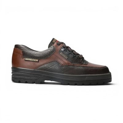 Mephisto Leren Kastanjebruine Wandelschoenen voor heren - Barracuda MT 742