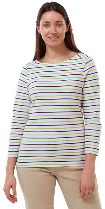 Craghoppers Blanca T-shirt Met 3/4 Mouw Beige 12 Vrouw