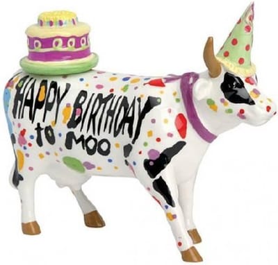 CowParade - Happy Birthday To moo! - Medium (92825)