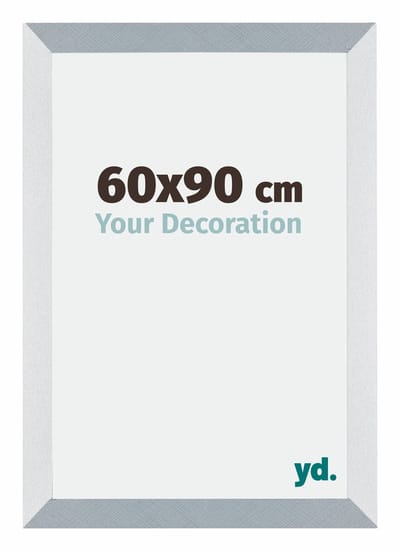 Your Decoration - Fotolijst 60x90 cm - MDF - Aluminium Geborsteld - Mura