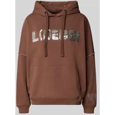 oversized hoodie van puur katoen model 'L(I)EBE'